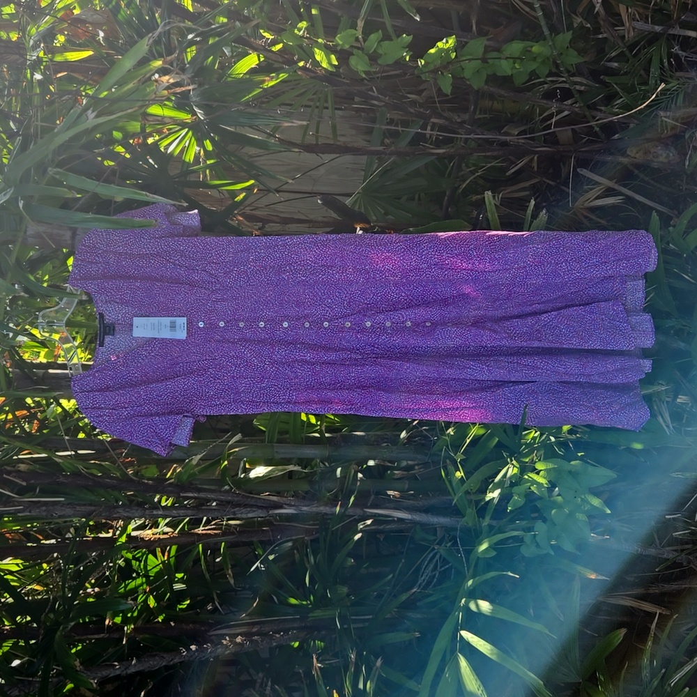 French Connection Bernice Delphine V Neck Dress